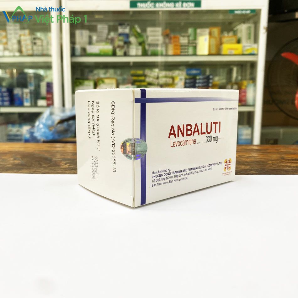 Hình ảnh hộp thuốc Anbaluti 9 vỉ x 10 viên nén bao phim