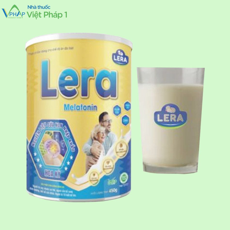 Hộp sữa an thần ngủ ngon Lera 400 gram