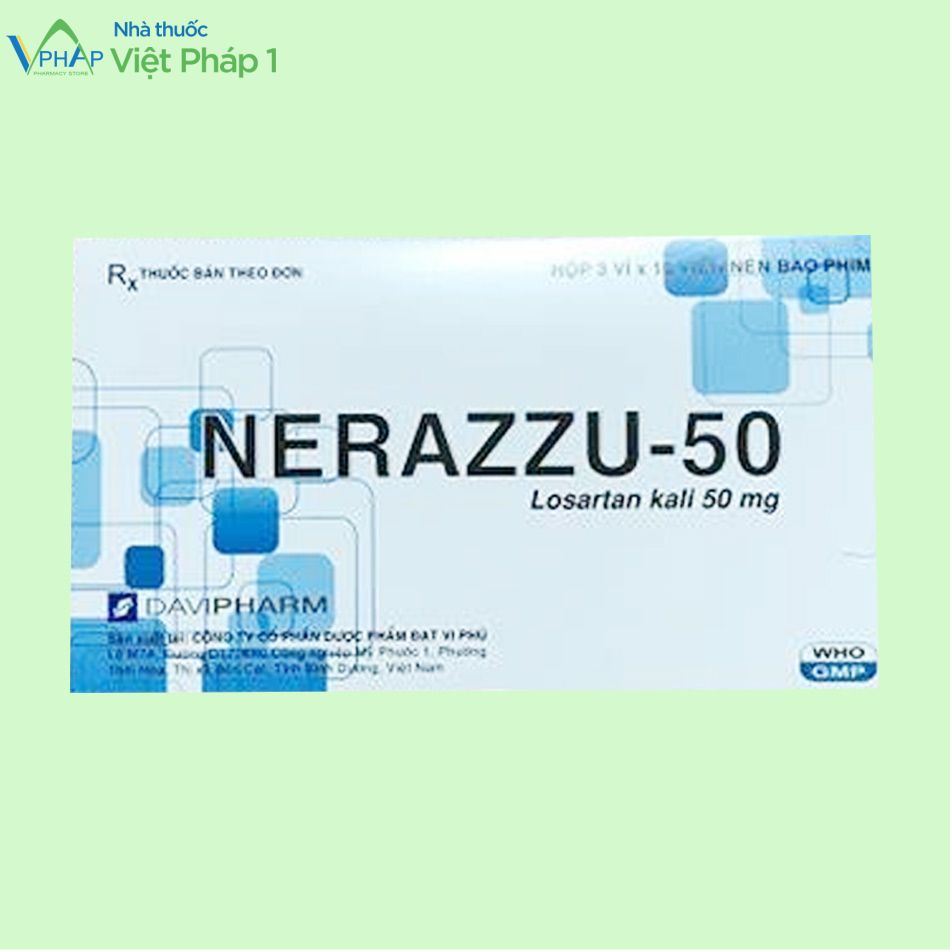 Hình ảnh hộp thuốc Nerazzu-50
