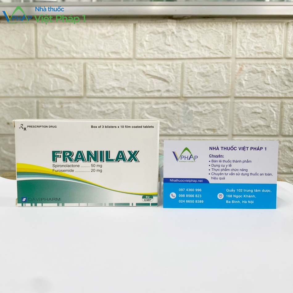 Điểm bán thuốc Franilax chính hãng