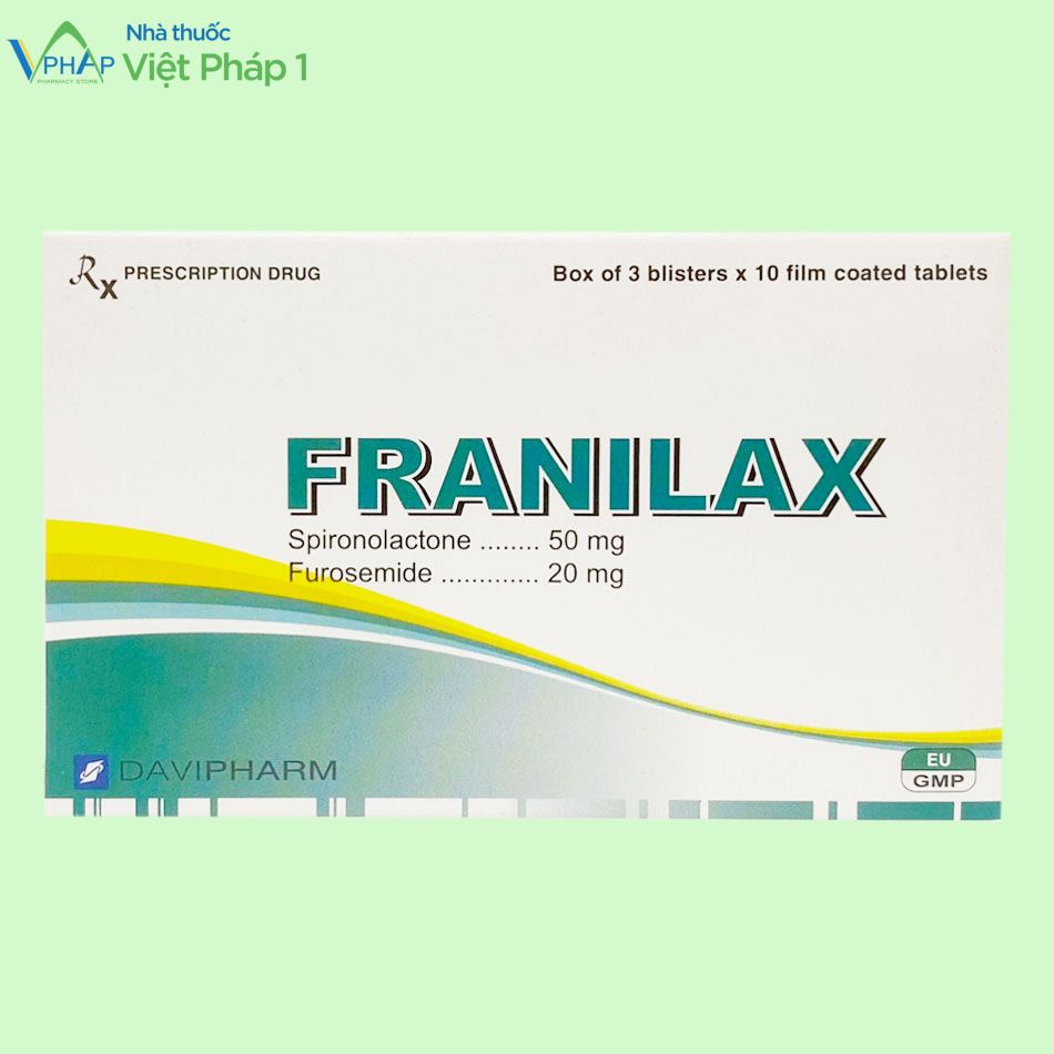 Hộp thuốc Franilax