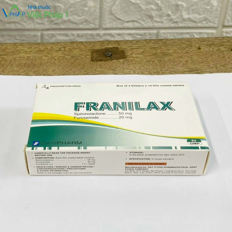 Thuốc Franilax dùng trong bao lâu
