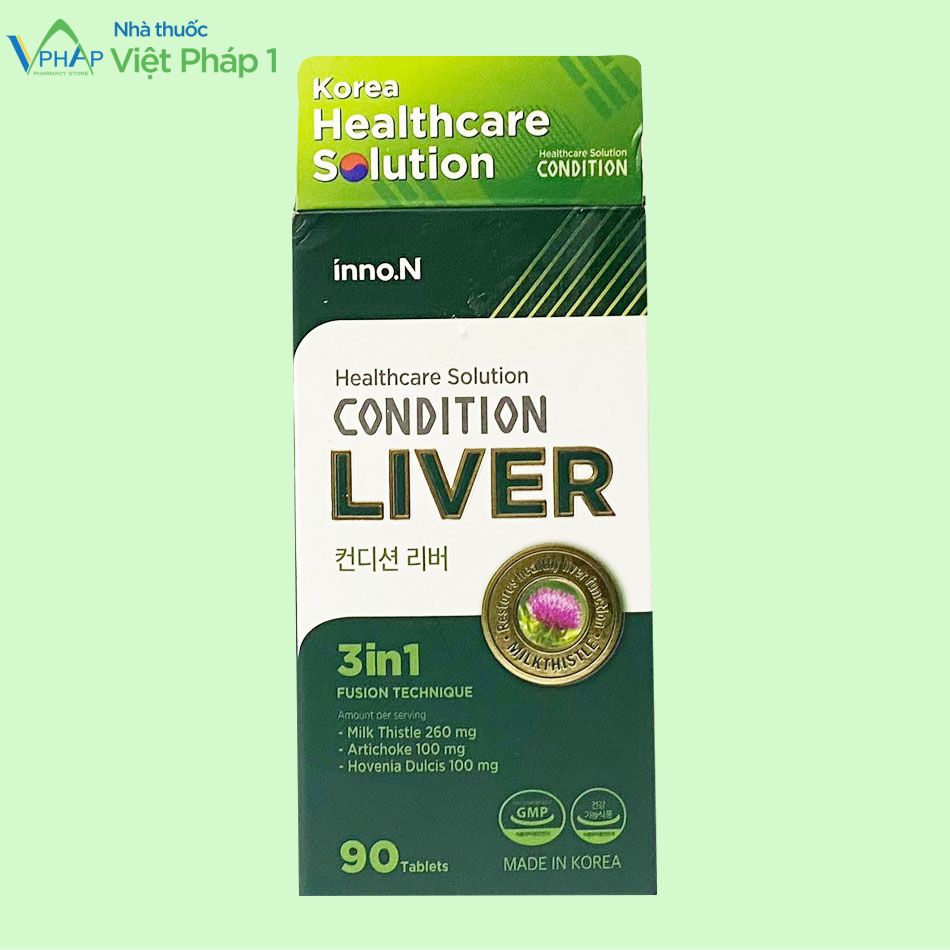 Hình ảnh hộp sản phẩm Condition Liver