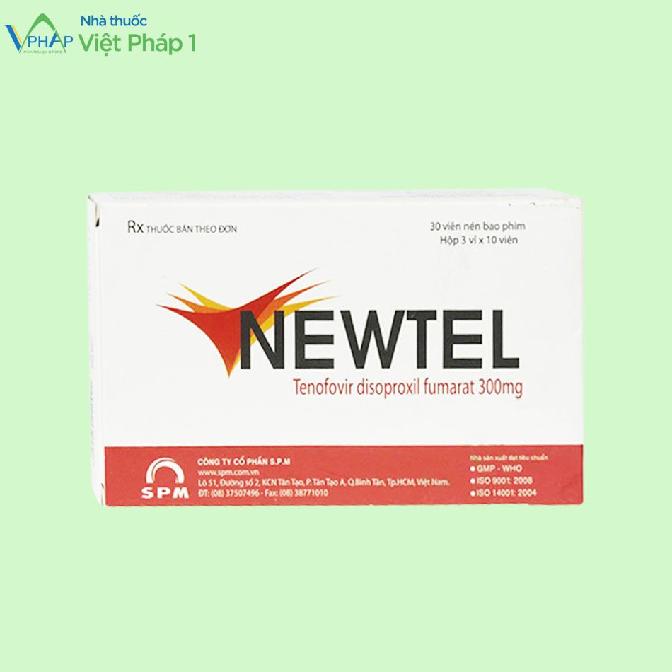 Hình ảnh hộp thuốc Newtel 300mg 