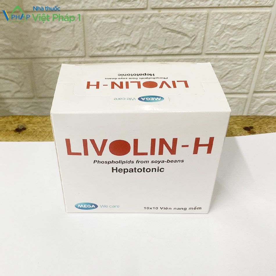 Hộp 100 viên thuốc Livolin-H được chụp tại Nhà Thuốc Việt Pháp 1