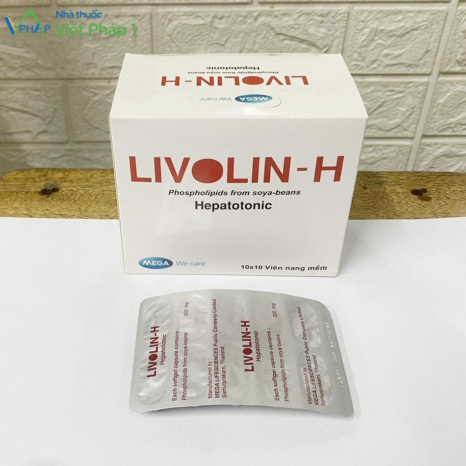 Hộp thuốc Livolin-H được chụp tại Nhà Thuốc Việt Pháp 1