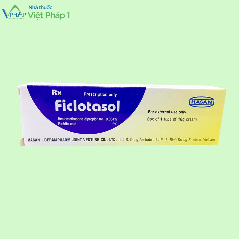 Hình ảnh: Vỏ hộp thuốc bôi ngoài da Ficlotasol