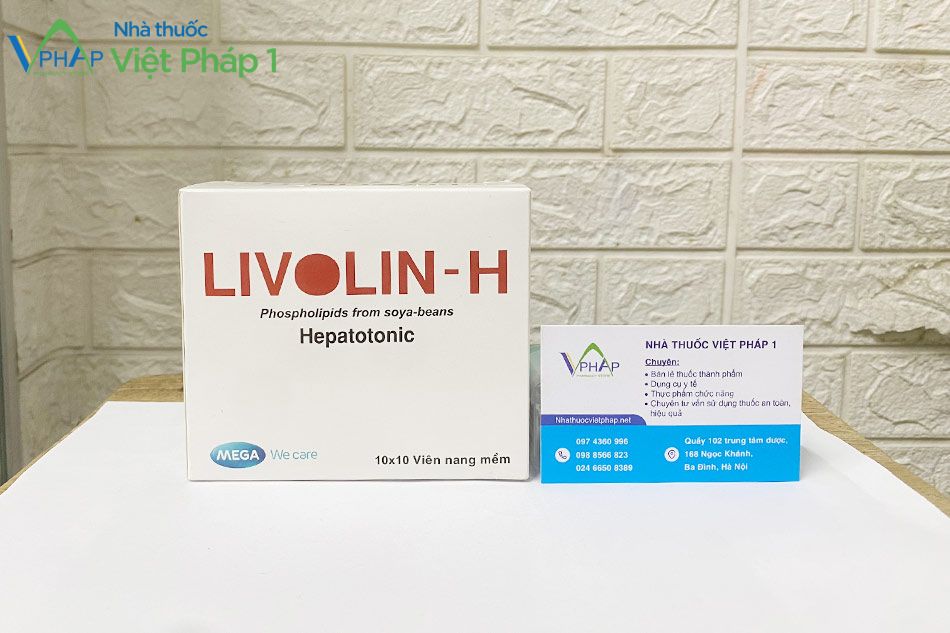 Thuốc Livolin-H được phân phối chính hãng tại Nhà Thuốc Việt Pháp 1