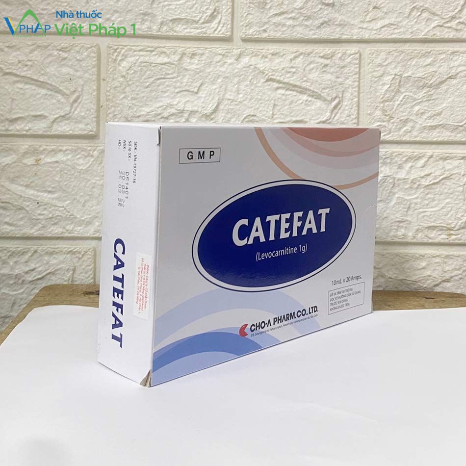 Hình ảnh: Hộp 20 ống thuốc Catefat
