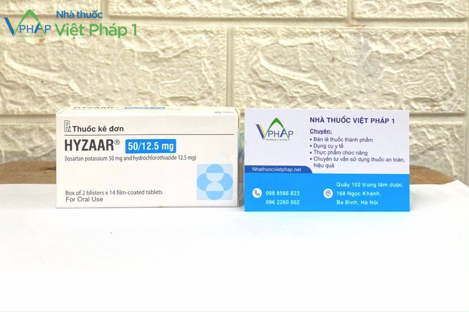Thuốc Hyzaar bán tại Nhà thuốc Việt Pháp 1