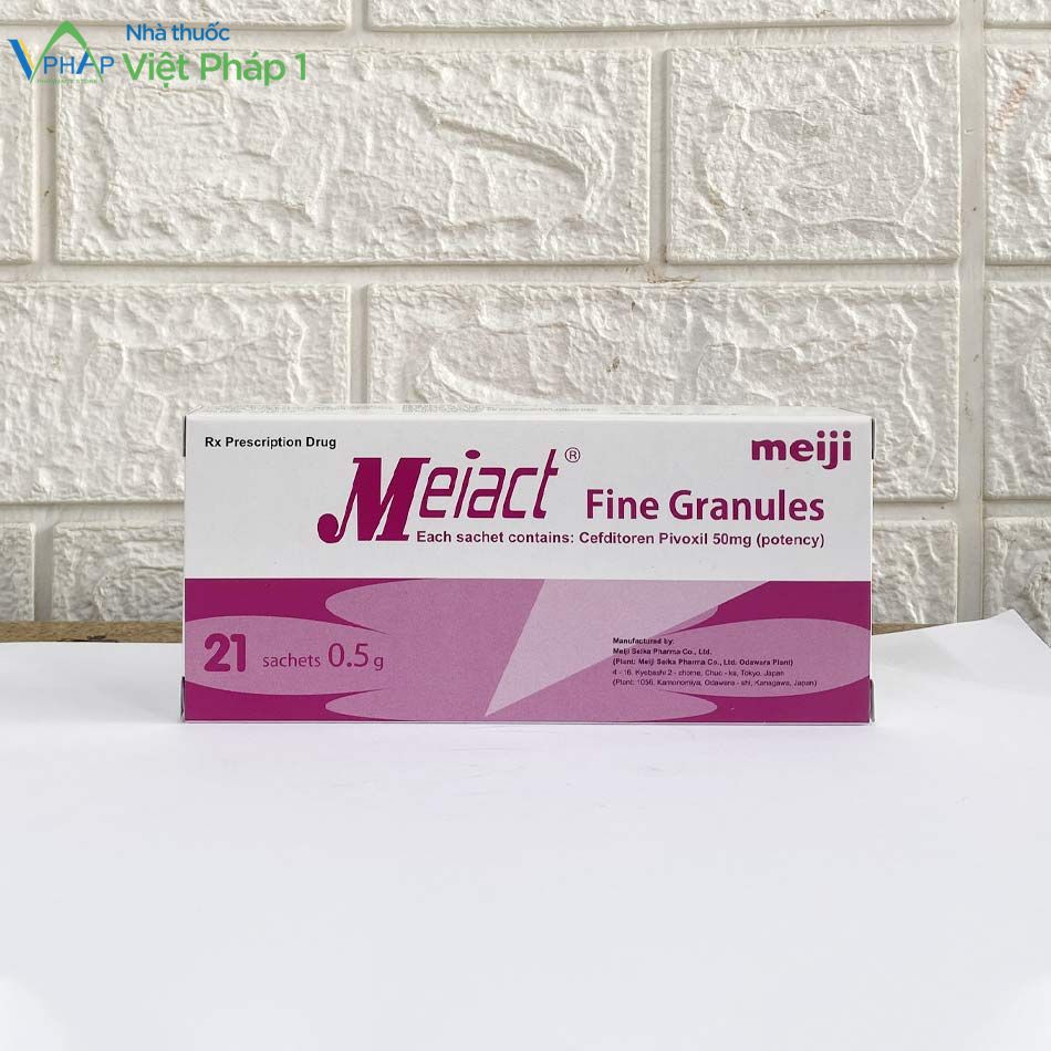 Thuốc điều trị một số bệnh nhiễm trùng ở trẻ em Meiact Fine Granules