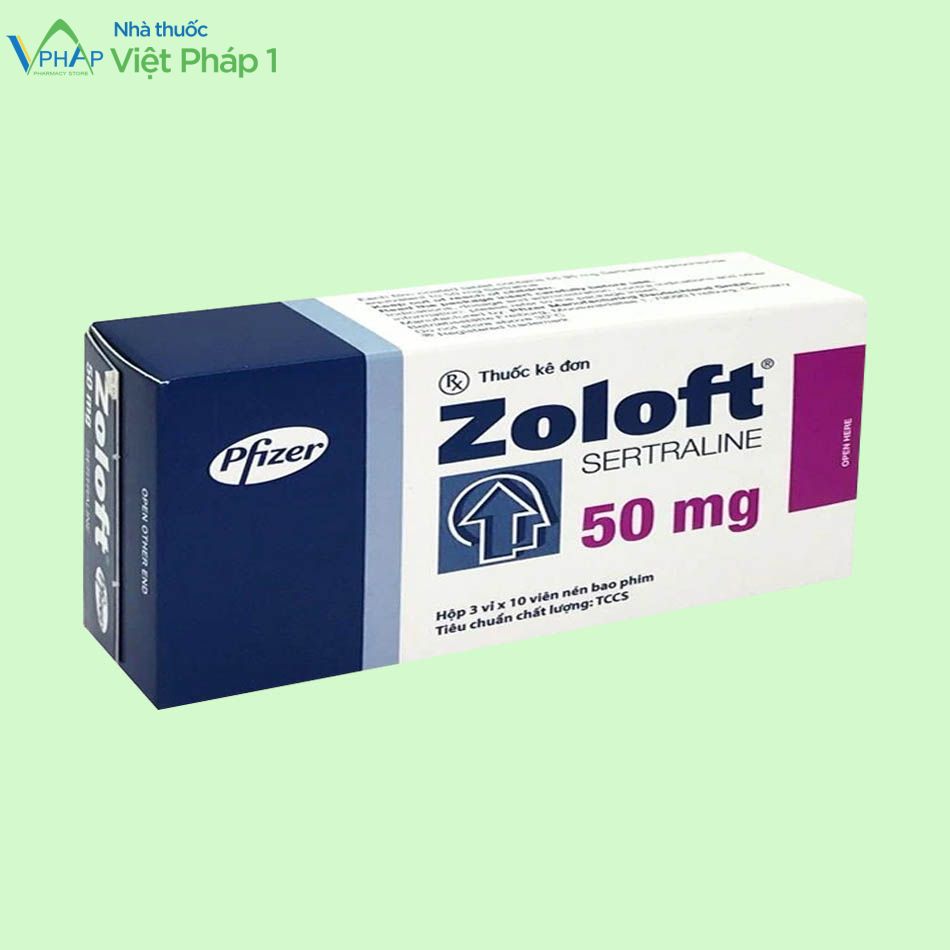 Thuốc Zoloft 50mg có bán tại nhà thuốc Việt Pháp 1.