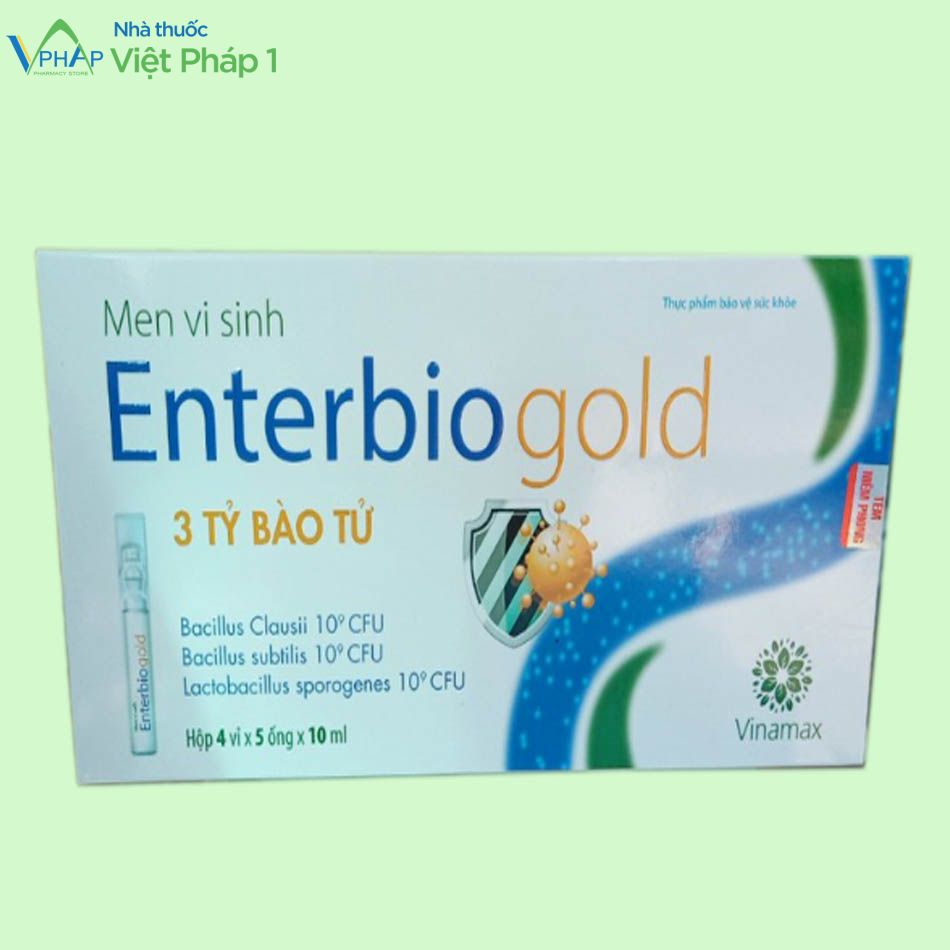 Enterbio gold hỗ trợ giảm các triệu chứng rối loạn tiêu hoá