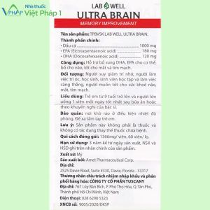 [Review] Lab Well Ultra Brain giá bao nhiêu? Có tốt không?