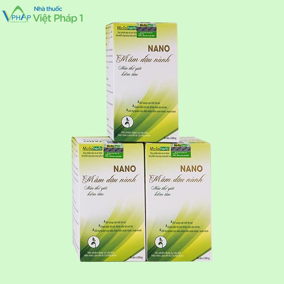Nano mầm đậu nành được phân phối chính hãng tại Nhà Thuốc Việt Pháp 1