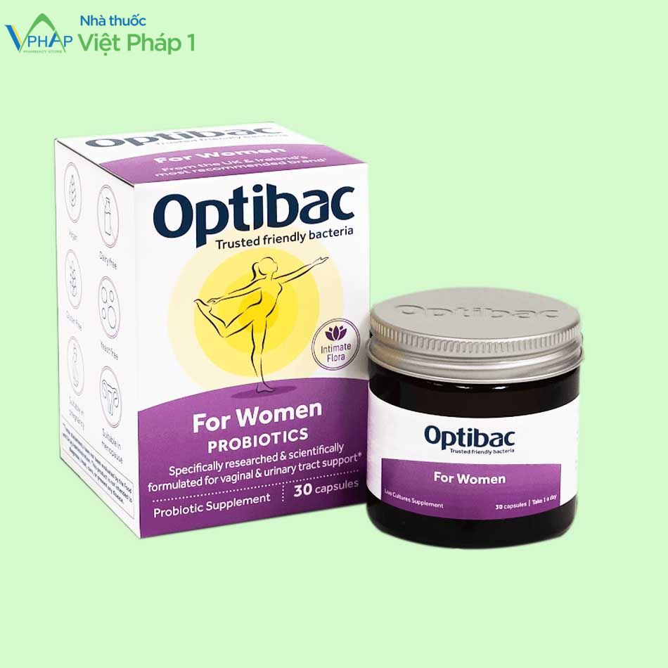 Hình ảnh: sản phẩm Optibac Probiotics For Women