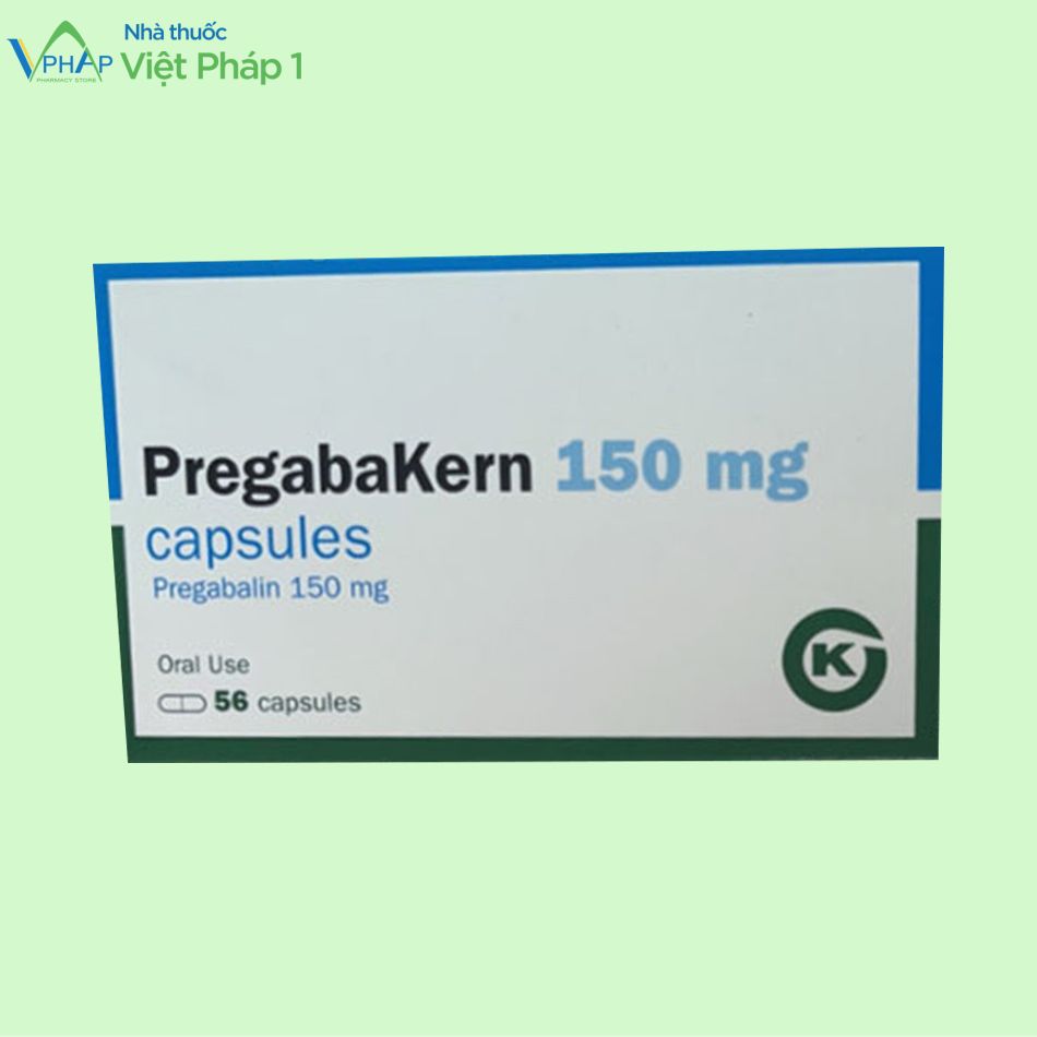 Hình ảnh hộp thuốc PregabaKern 150mg