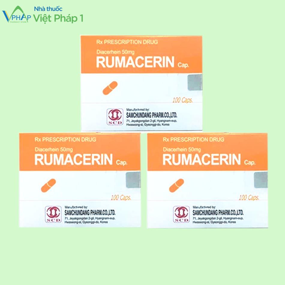 Hình ảnh: Hộp thuốc Rumacerin cap