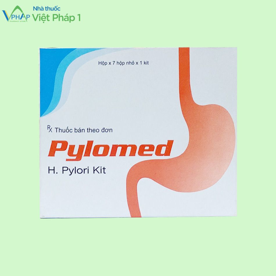 Hình ảnh: Thuốc điều trị loét dạ dày-tá tràng Pylomed được chụp tại nhà thuốc Việt Pháp 1