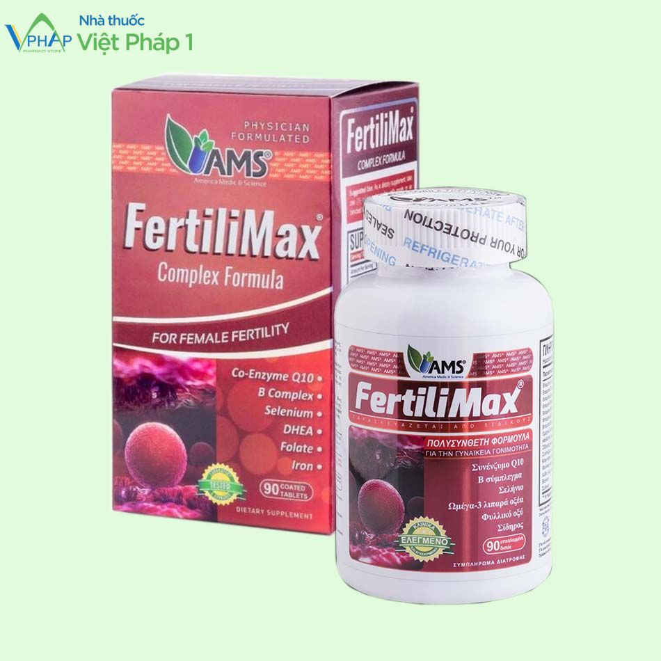 FertiliMax kết hợp CoEnzyme Q10 và DHEA