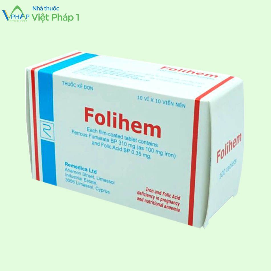 Hình ảnh: Hộp thuốc Folihem
