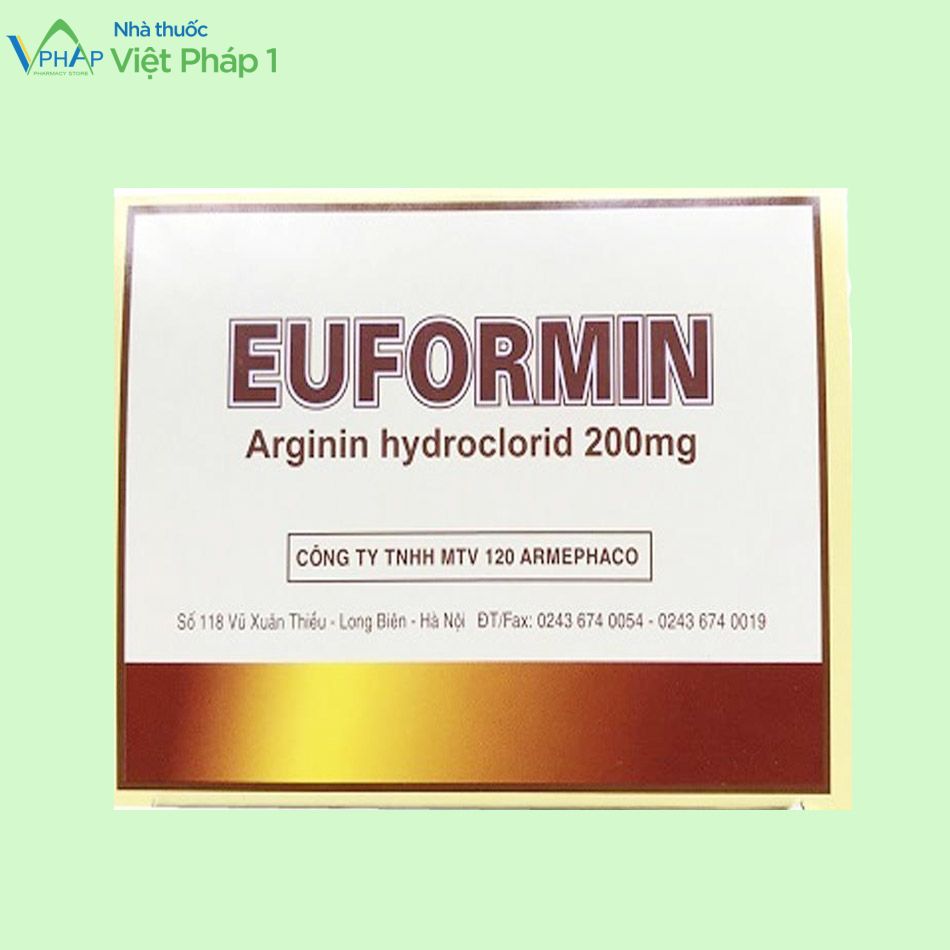 Hình ảnh mặt trên Euformin