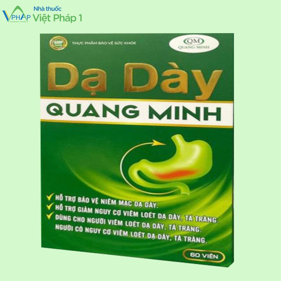 Hình ảnh mặt trước sản phẩm Dạ dày Quang Minh