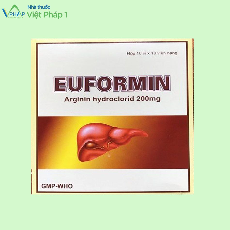 Hình ảnh mặt trước hộp thuốc Euformin