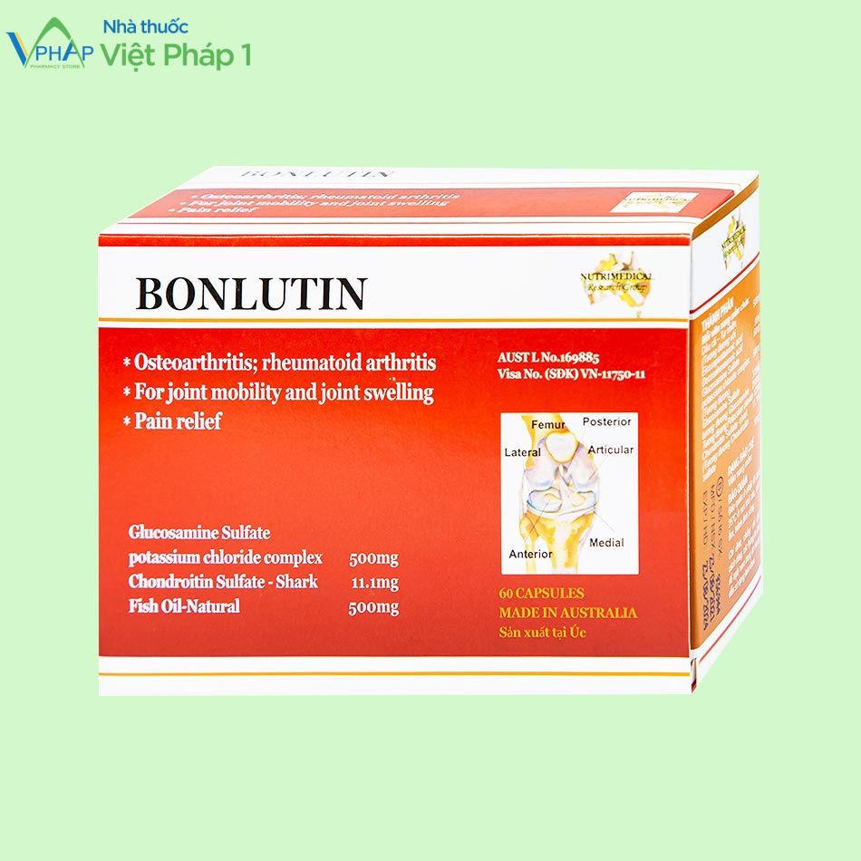 Hình ảnh thuốc Bonlutin 500mg