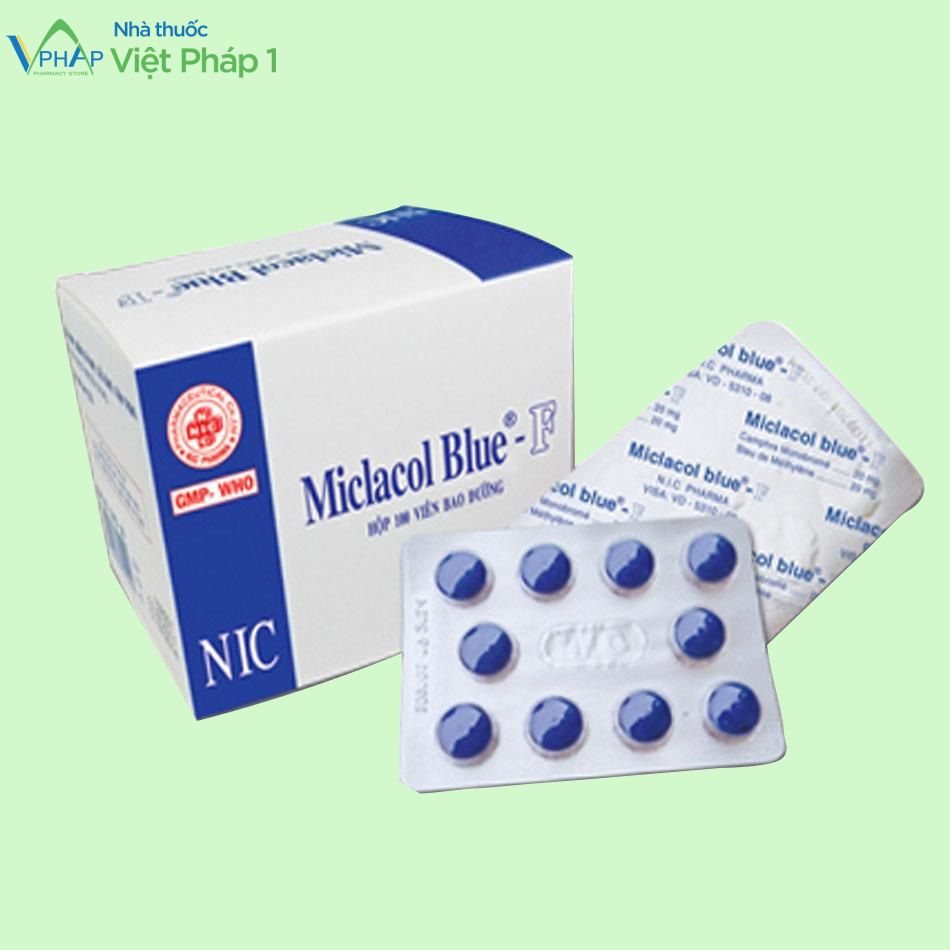 Hình ảnh thuốc Miclacol Blue-F