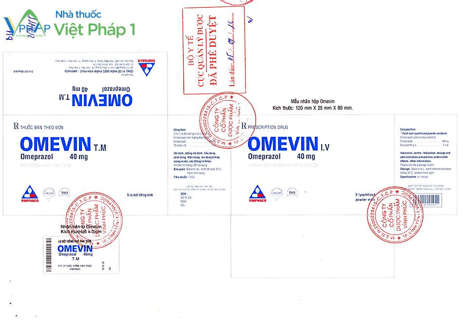 Thuốc Omevin 40mg