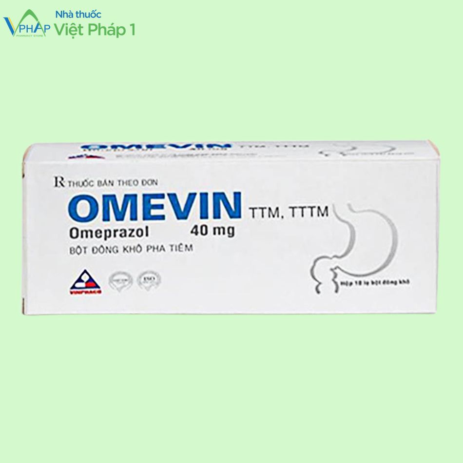 Hộp thuốc Omevin 40mg