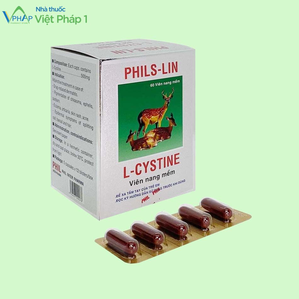 Thuốc Phils-lin L-cystine xuất xứ từ Việt Nam.