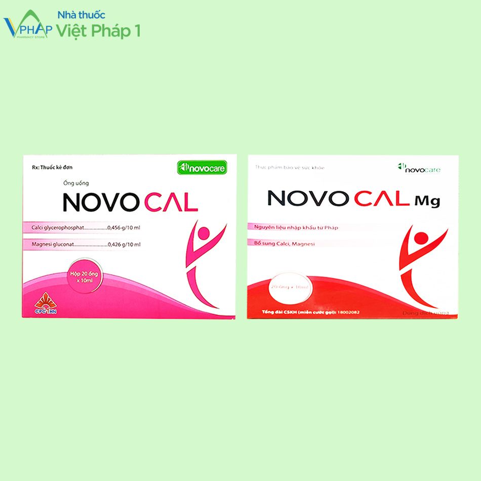 Hình ảnh thuốc Novocal với Novocal mg