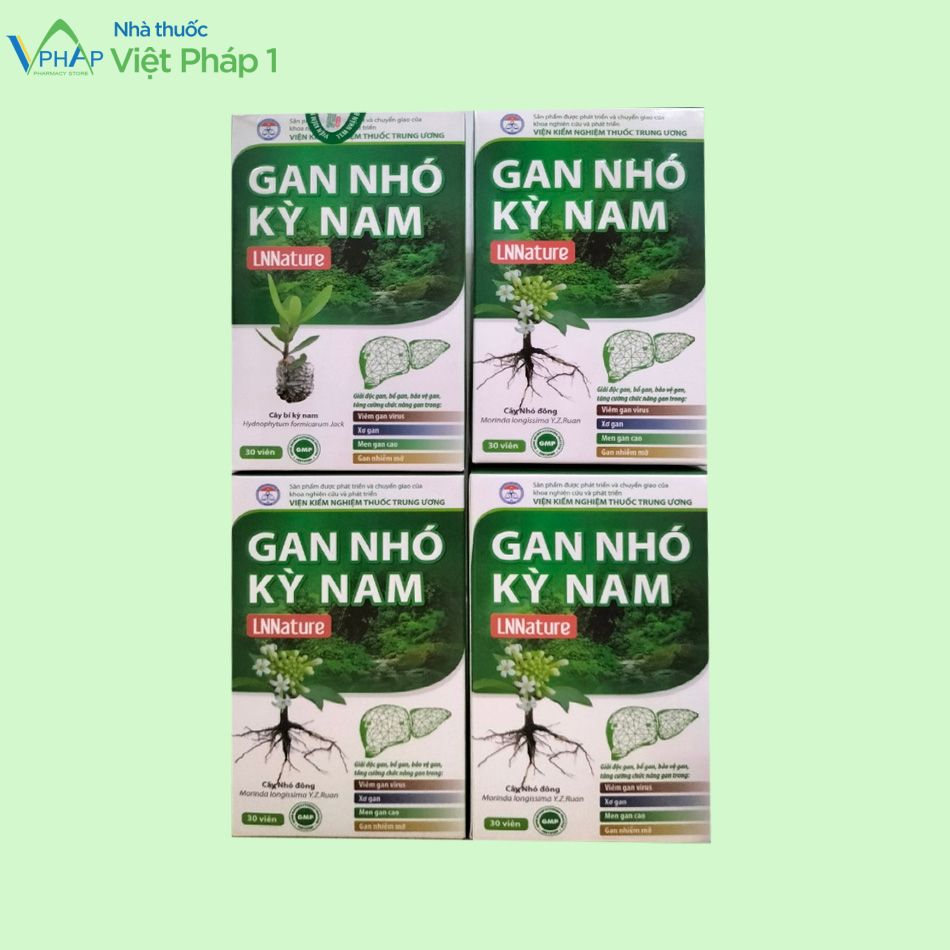 Bao bì sản phẩm Gan Nhó Kỳ Nam