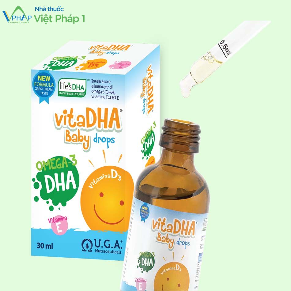 VitaDHA Baby Drops - thực phẩm bổ sung cho bé