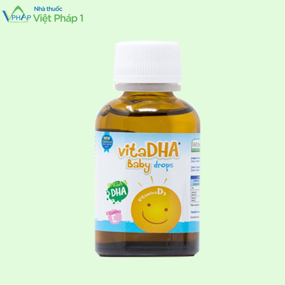 VitaDHA Baby Drops bổ sung DHA và Vitamin D3 cho bé