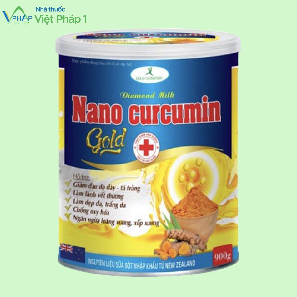 Hình ảnh của sản phẩm Sữa Nano Curcumin Gold DetoxMilk