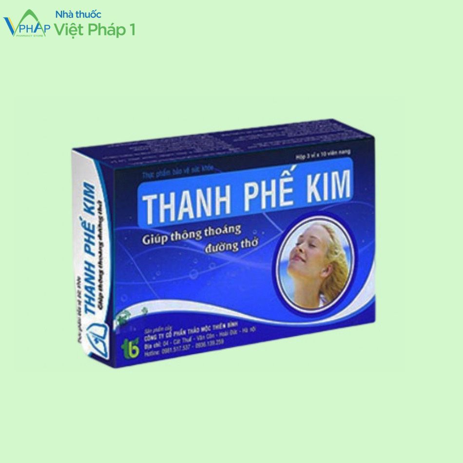 Hộp sản phẩm Thanh Phế Kim