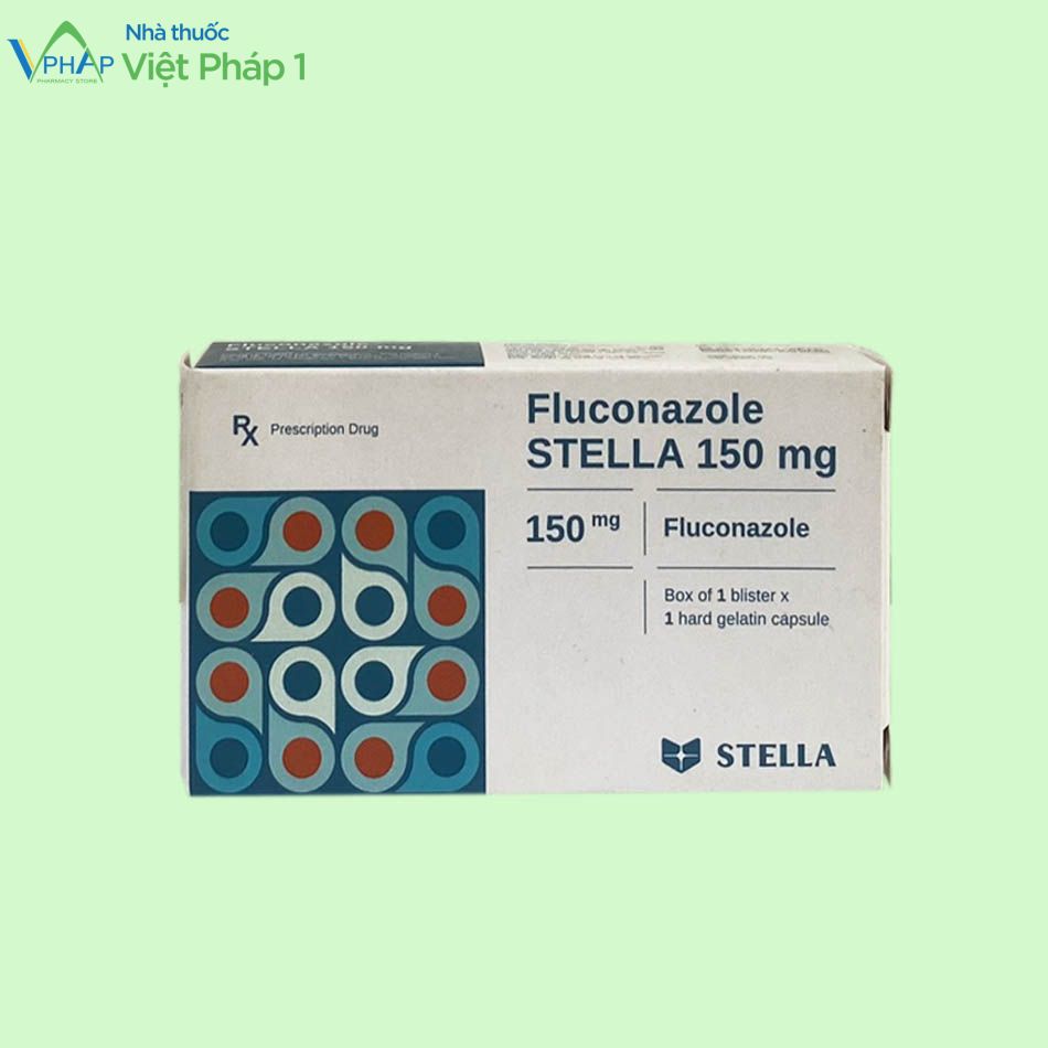 Hộp thuốc điều trị nhiễm khuẩn Fluconazole Stella 150mg