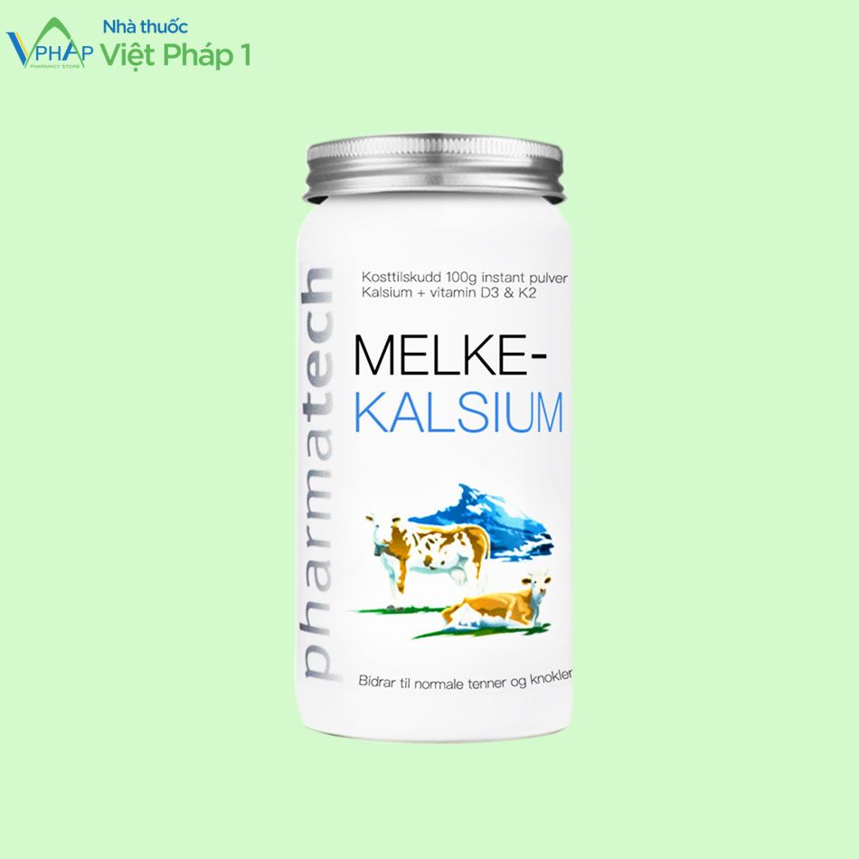 Hình ảnh: Hộp sản phẩm sữa bột canxi Melke-Kalsium