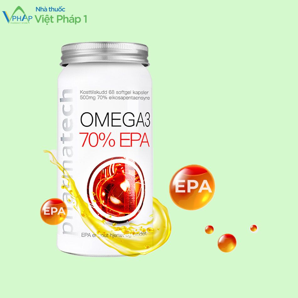 Hình ảnh: Sản phẩm dầu cá Omega3 70% EPA