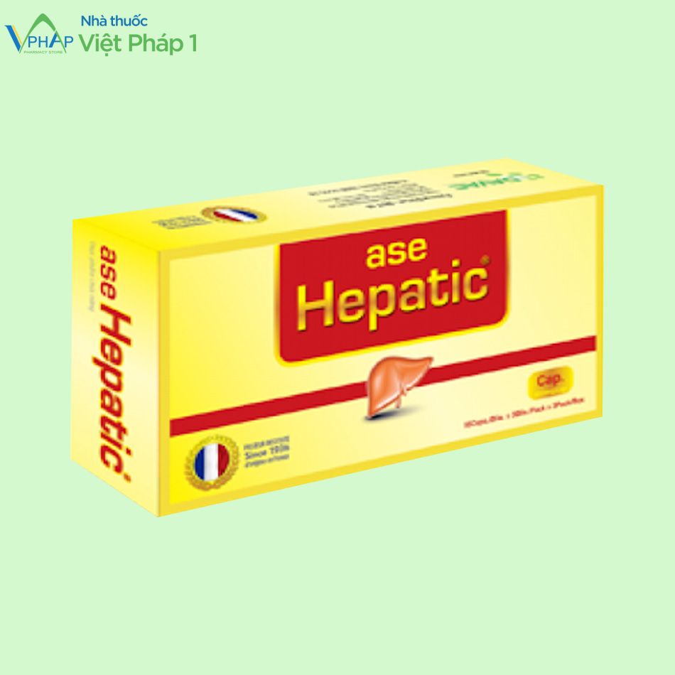 Sản phẩm Ase Hepatic được phân phối chính hãng tại Nhà Thuốc Việt Pháp 1