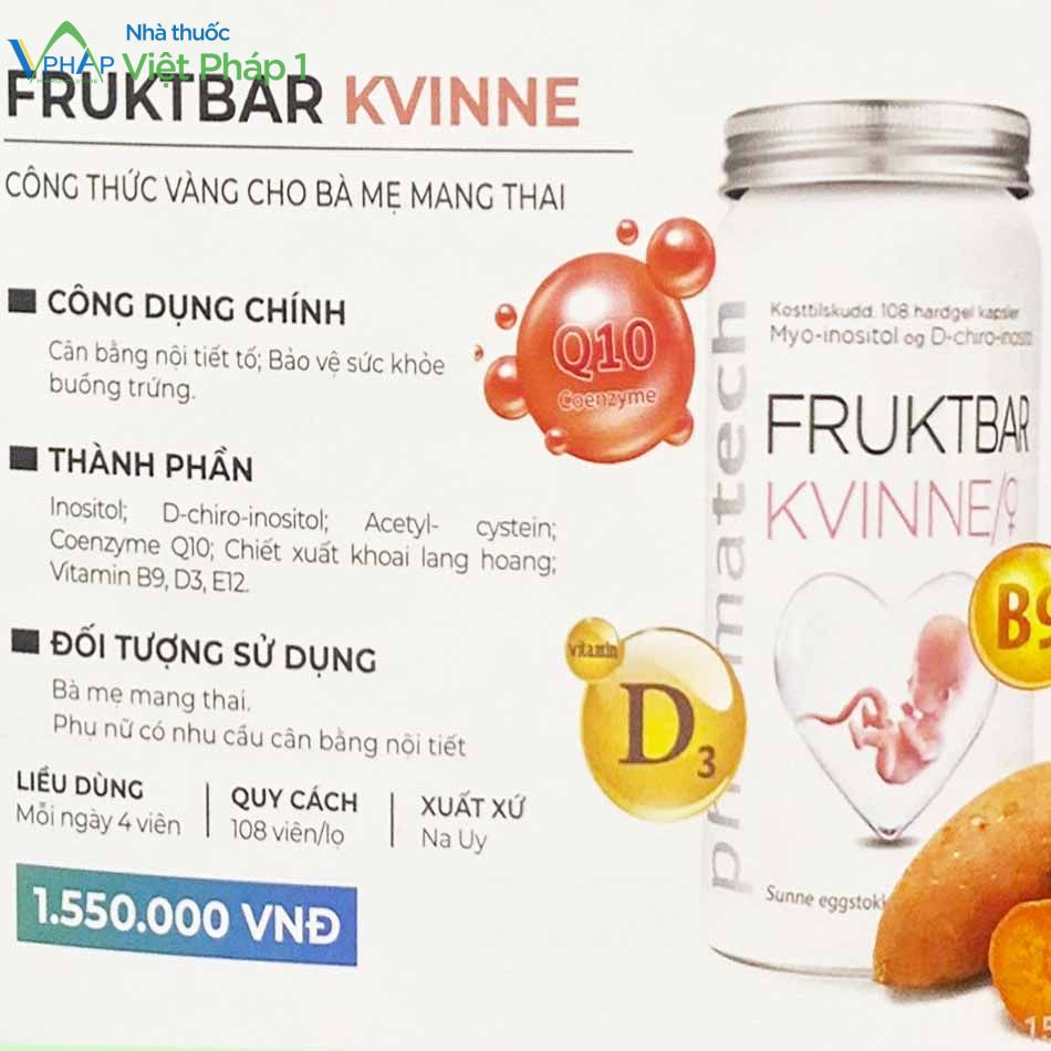 Thông tin về sản phẩm Fruktbar Kvinne
