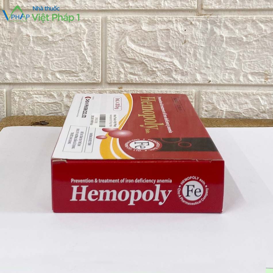Hình ảnh: Hộp 20 ống dung dịch uống Hemopoly
