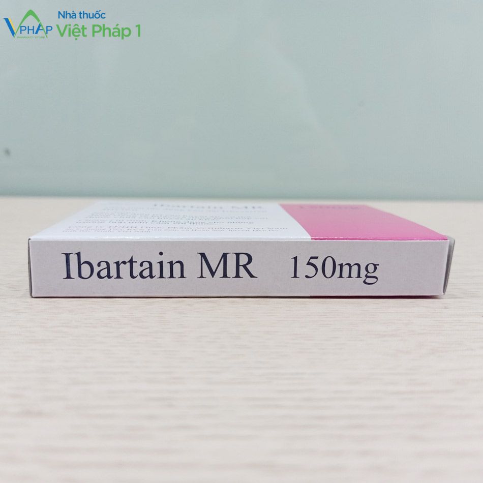 Mặt trên của hộp thuốc Ibartain MR