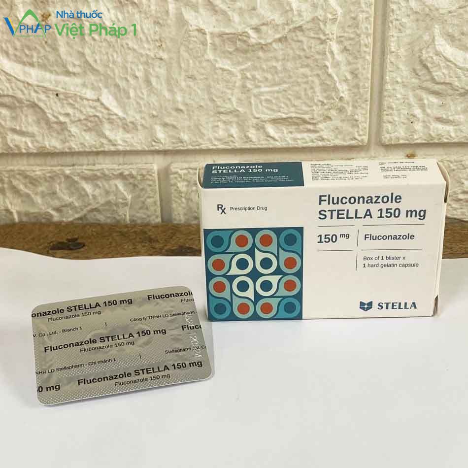 Hình ảnh: Vỉ 1 viên thuốc Fluconazole Stella điều trị và phòng ngừa nhiễm khuẩn