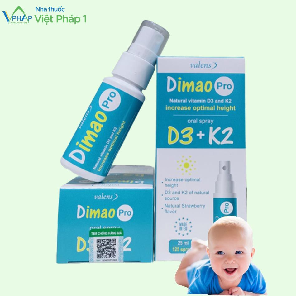 Dimao Pro D2K3 giúp xương chắc khoẻ
