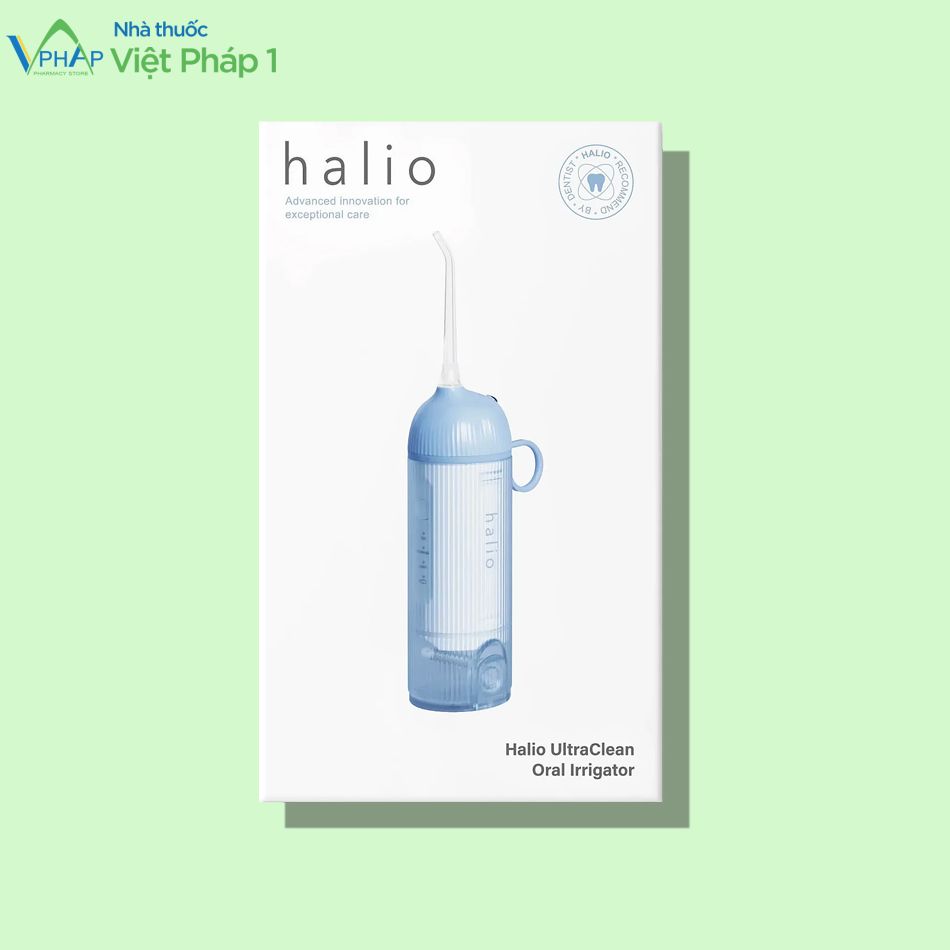 Hình ảnh: Máy tăm nước cầm tay Halio UltraClean Oral Irrigator màu xanh Baby Blue