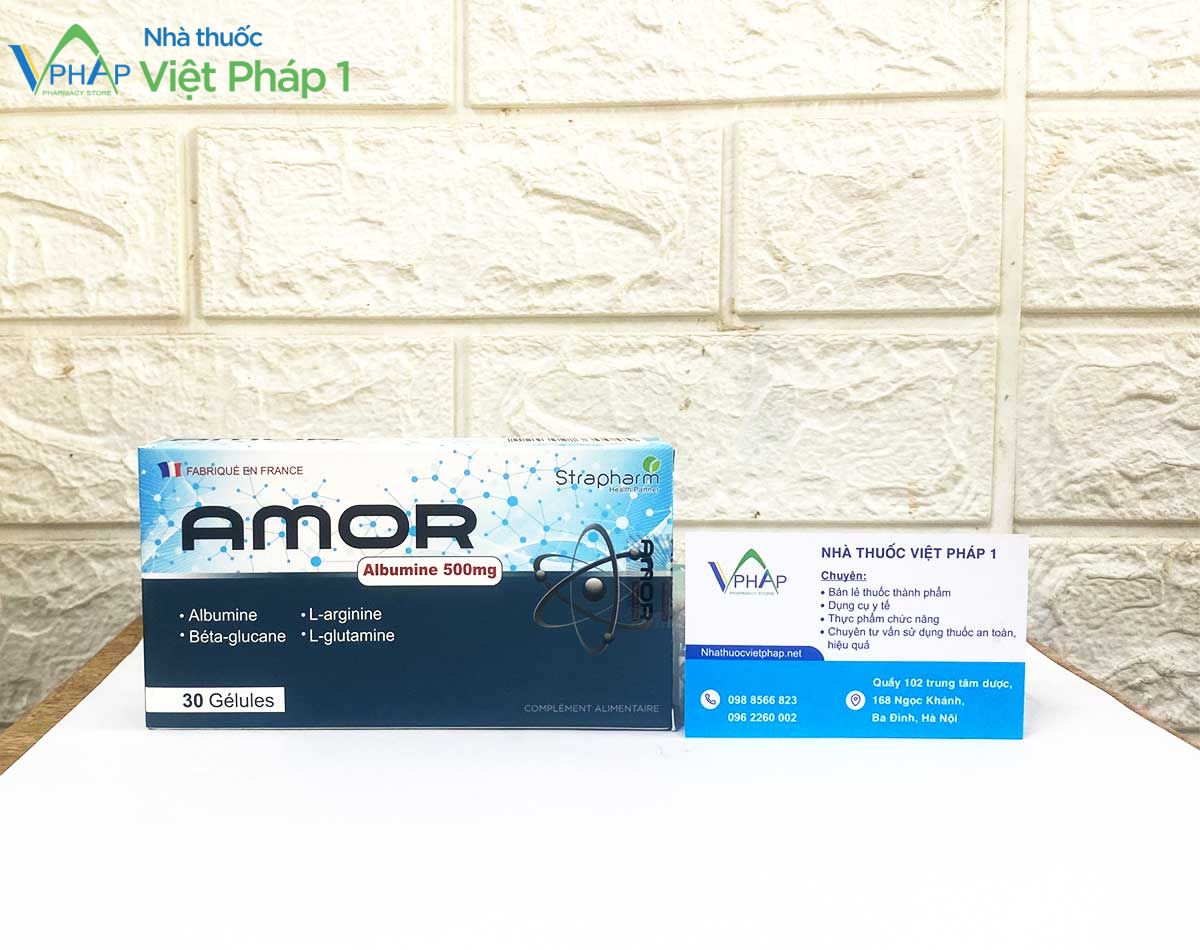 Hình ảnh sản phẩm Amor và card nhà thuốc Việt Pháp 1